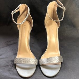 Liliana Silver Studded Rhinestone Sandal